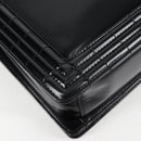 CHANEL Chain Boy Chanel Shoulder Bag Leather Black Silver CC Auth bs26444A-12