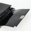 CHANEL Chain Boy Chanel Shoulder Bag Leather Black Silver CC Auth bs26444A-16