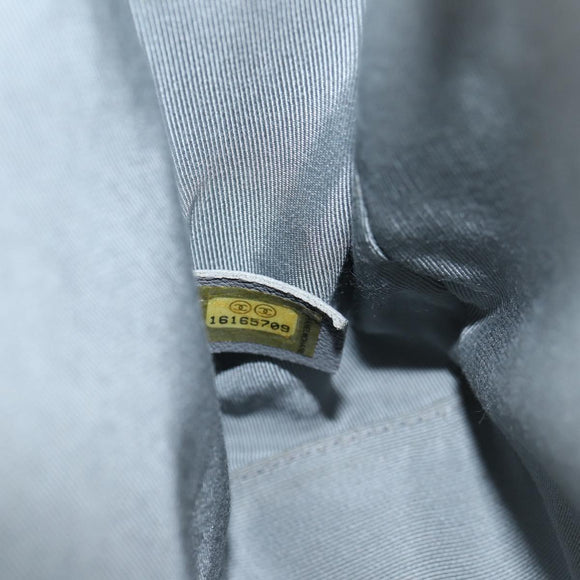 CHANEL Chain Boy Chanel Shoulder Bag Leather Black Silver CC Auth bs26444A