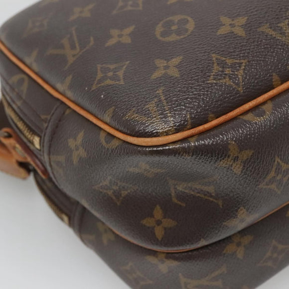 LOUIS VUITTON Monogram Reporter PM Shoulder Bag M45254 LV Auth bs26448