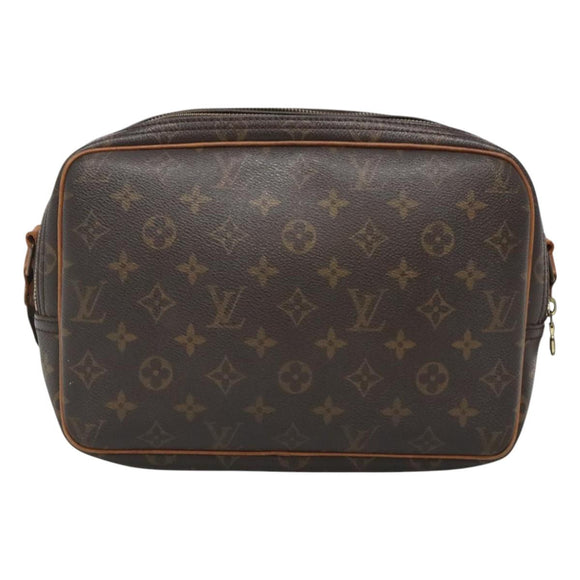 LOUIS VUITTON Monogram Reporter PM Shoulder Bag M45254 LV Auth bs26448