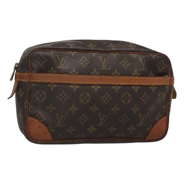 LOUIS VUITTON Monogram Compiegne 28 Clutch Bag M51845 LV Auth bs26464