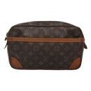 LOUIS VUITTON Monogram Compiegne 28 Clutch Bag M51845 LV Auth bs26464-2