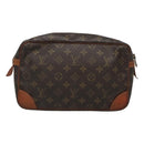 LOUIS VUITTON Monogram Compiegne 28 Clutch Bag M51845 LV Auth bs26464-2