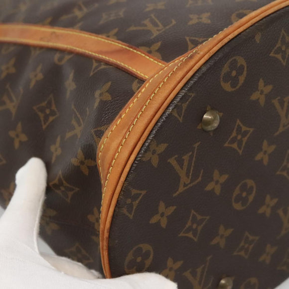 LOUIS VUITTON Monogram Bucket GM Shoulder Bag M42236 LV Auth bs26467