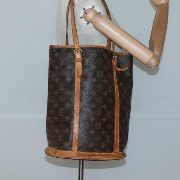 LOUIS VUITTON Monogram Bucket GM Shoulder Bag M42236 LV Auth bs26467