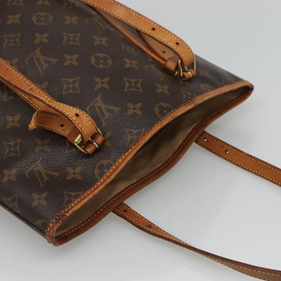 LOUIS VUITTON Monogram Bucket GM Shoulder Bag M42236 LV Auth bs26467