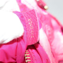 LOUIS VUITTON Ikat Flower Noe full MM Shoulder Bag Nylon Red M94313 Auth bs26475-12