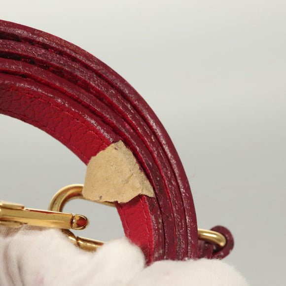 LOUIS VUITTON Ikat Flower Noe full MM Shoulder Bag Nylon Red M94313 Auth bs26475