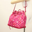 LOUIS VUITTON Ikat Flower Noe full MM Shoulder Bag Nylon Red M94313 Auth bs26475-29