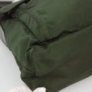 PRADA Shoulder Bag Nylon Khaki Silver Auth bs26478-11