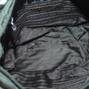 PRADA Shoulder Bag Nylon Khaki Silver Auth bs26478-18