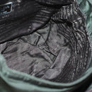 PRADA Shoulder Bag Nylon Khaki Silver Auth bs26478-19