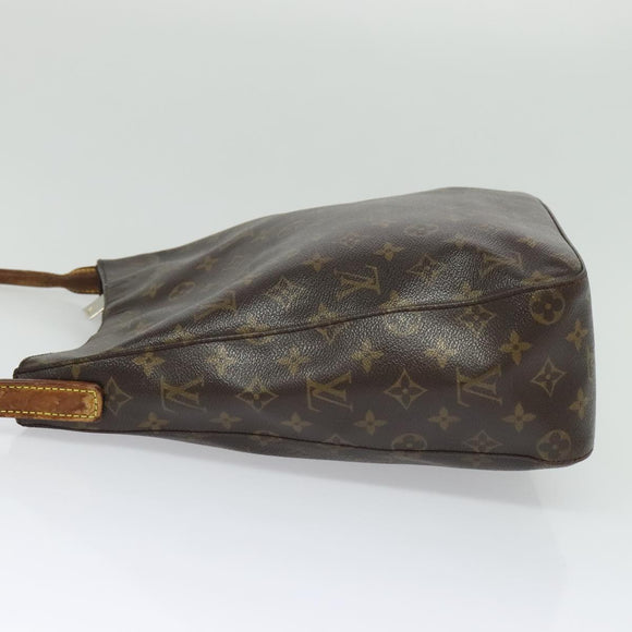 LOUIS VUITTON Monogram Looping GM Shoulder Bag M51145 LV Auth bs26482