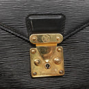 LOUIS VUITTON Epi Porte Documents Bandouliere Black M54462 LV Auth bs26493-18