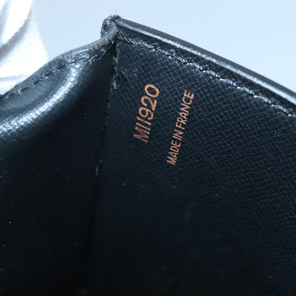 LOUIS VUITTON Epi Porte Documents Bandouliere Black M54462 LV Auth bs26493