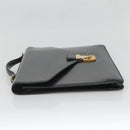 LOUIS VUITTON Epi Porte Documents Bandouliere Black M54462 LV Auth bs26493-3