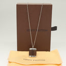 LOUIS VUITTON Pandantif Bois Necklace metal Brown M65372 LV Auth bs26495-18
