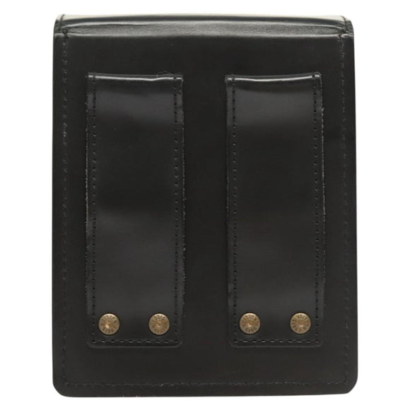 LOUIS VUITTON Pister Shoulder Bag Leather Black M92222 LV Auth bs26496