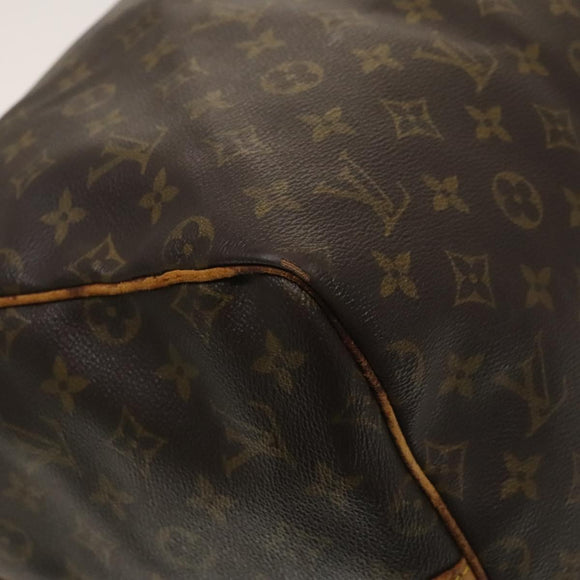 LOUIS VUITTON Monogram Keepall Bandouliere 55 Boston Bag M41414 LV Auth bs26511