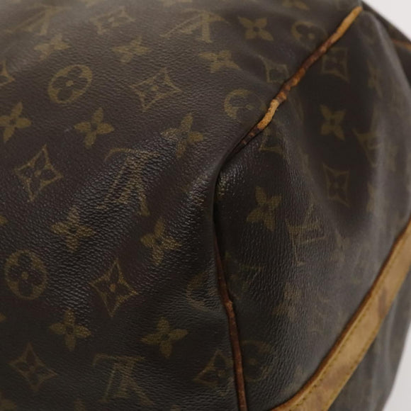 LOUIS VUITTON Monogram Keepall Bandouliere 55 Boston Bag M41414 LV Auth bs26511