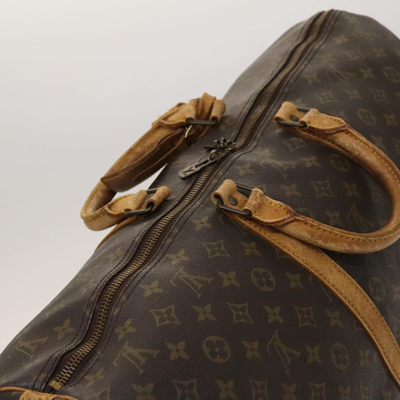 LOUIS VUITTON Monogram Keepall Bandouliere 55 Boston Bag M41414 LV Auth bs26511