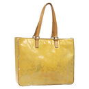 LOUIS VUITTON Monogram Vernis Columbus Tote Bag Gris M91028 LV Auth bs26524-1