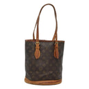 LOUIS VUITTON Monogram Bucket PM Shoulder Bag M42238 LV Auth bs26533-1