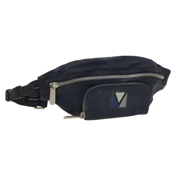 LOUIS VUITTON LV Cup Mizenu Waist Bag Navy M80706 LV Auth bs26542