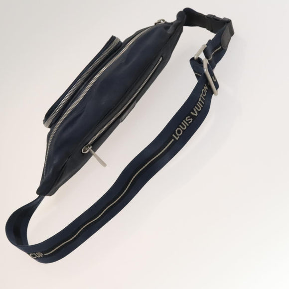 LOUIS VUITTON LV Cup Mizenu Waist Bag Navy M80706 LV Auth bs26542