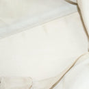 CHANEL Paris Biarritz MM Tote Bag Coated Canvas Beige Silver CC Auth bs26552-23