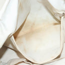 CHANEL Paris Biarritz MM Tote Bag Coated Canvas Beige Silver CC Auth bs26552-27