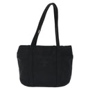 PRADA Mini Tote Bag Nylon Black Silver Auth bs26580-13