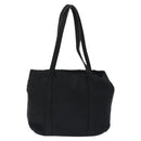 PRADA Mini Tote Bag Nylon Black Silver Auth bs26580-2