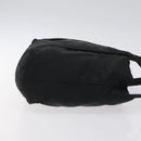 PRADA Mini Tote Bag Nylon Black Silver Auth bs26580-3