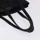 PRADA Mini Tote Bag Nylon Black Silver Auth bs26580-7