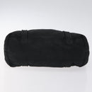PRADA Mini Tote Bag Nylon Black Silver Auth bs26580-5