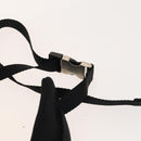 PRADA Sports Backpack Cotton Black Silver Auth bs26584-18