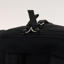 PRADA Sports Backpack Cotton Black Silver Auth bs26584-23