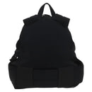 PRADA Sports Backpack Cotton Black Silver Auth bs26584-2