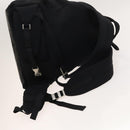PRADA Sports Backpack Cotton Black Silver Auth bs26584-7