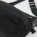 PRADA Shoulder Bag Nylon Black Silver Auth bs26590-16