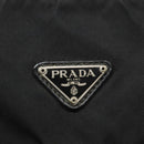 PRADA Shoulder Bag Nylon Black Silver Auth bs26590-18