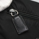 PRADA Shoulder Bag Nylon Black Silver Auth bs26590-16