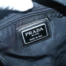 PRADA Shoulder Bag Nylon Black Silver Auth bs26590-17