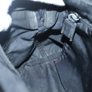 PRADA Shoulder Bag Nylon Black Silver Auth bs26590-20