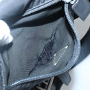 PRADA Shoulder Bag Nylon Black Silver Auth bs26590-11