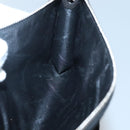 Salvatore Ferragamo Hand Bag Suede Black Silver Auth bs26594-19