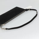 Salvatore Ferragamo Hand Bag Suede Black Silver Auth bs26594-7