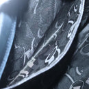 Salvatore Ferragamo Vala Tote Bag Canvas Leather Navy Gold Auth bs26595-20